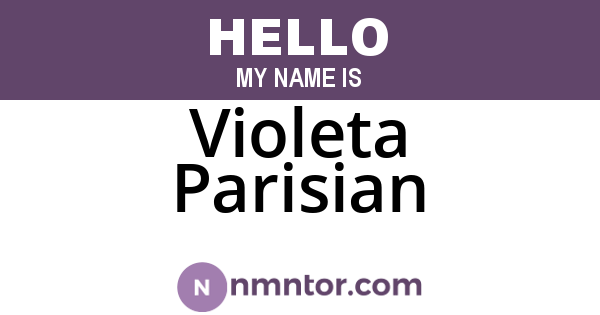 Violeta Parisian