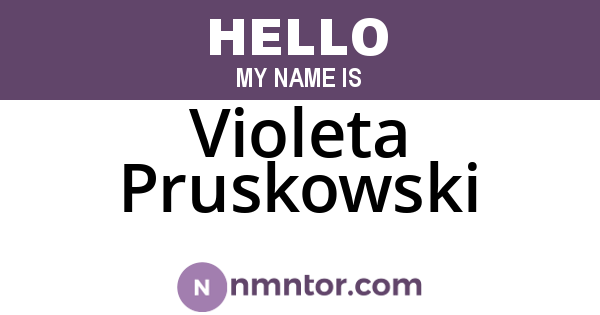 Violeta Pruskowski