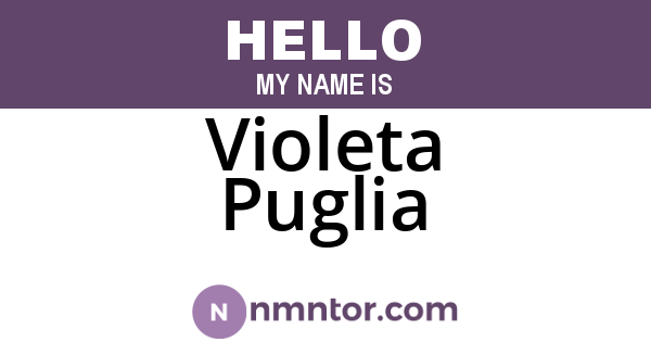Violeta Puglia