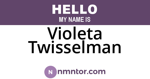 Violeta Twisselman