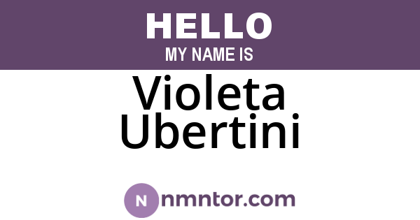 Violeta Ubertini