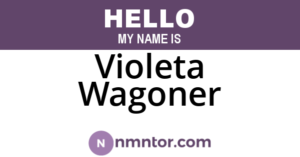 Violeta Wagoner