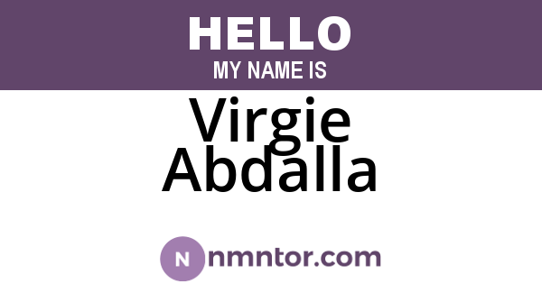 Virgie Abdalla