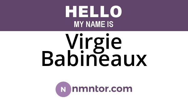 Virgie Babineaux