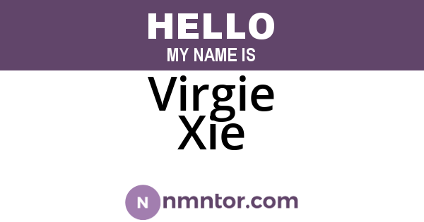 Virgie Xie