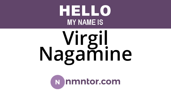 Virgil Nagamine