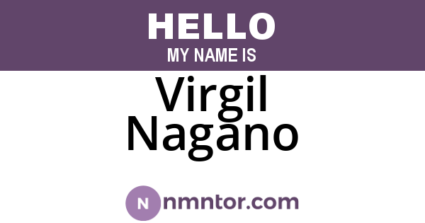 Virgil Nagano