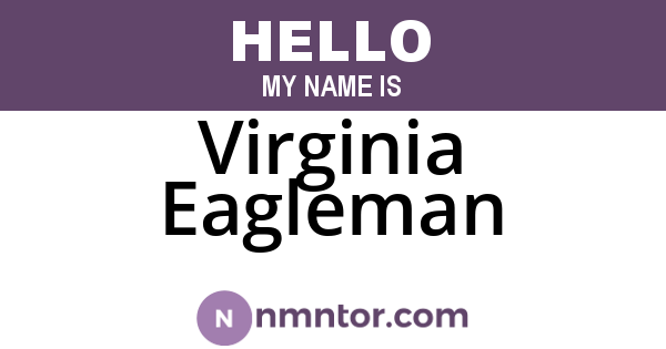 Virginia Eagleman