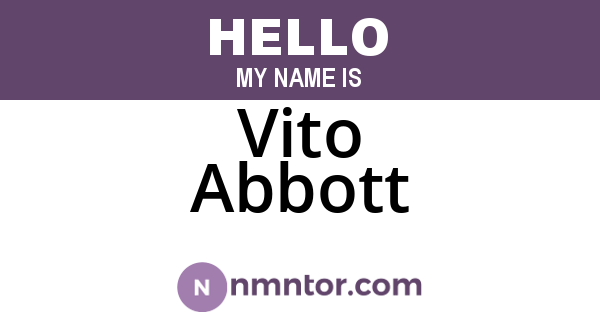 Vito Abbott
