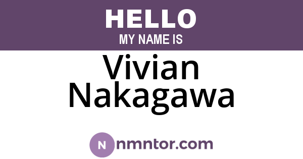 Vivian Nakagawa