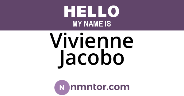 Vivienne Jacobo