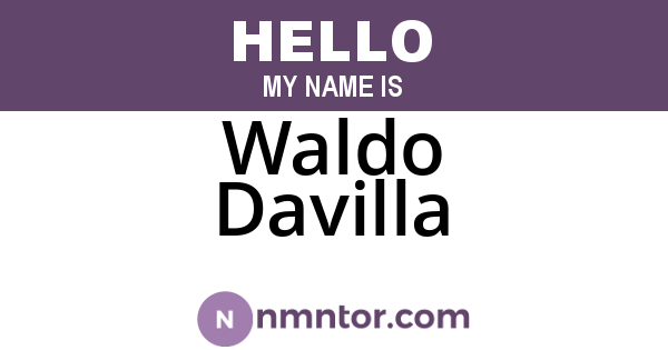 Waldo Davilla