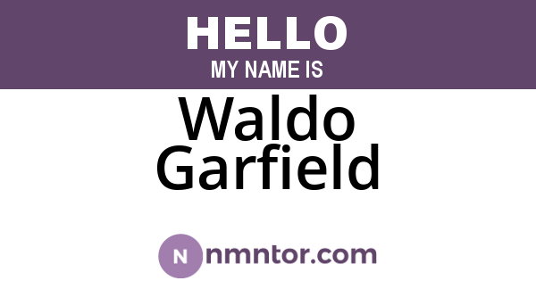 Waldo Garfield