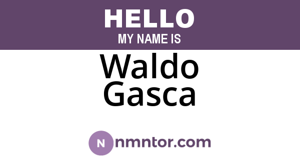 Waldo Gasca