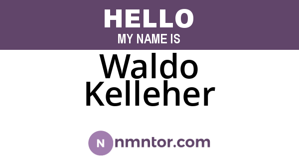 Waldo Kelleher