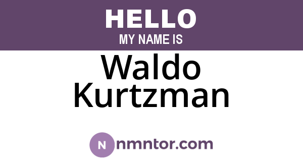 Waldo Kurtzman