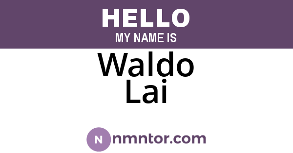 Waldo Lai