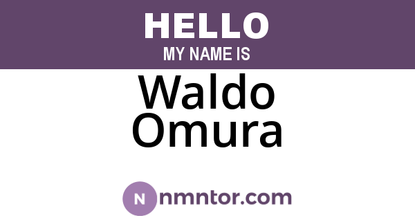 Waldo Omura