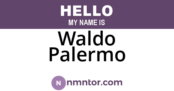 Waldo Palermo