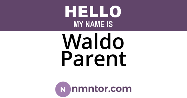 Waldo Parent