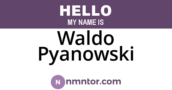 Waldo Pyanowski