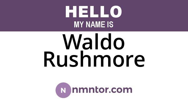 Waldo Rushmore