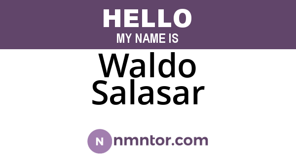 Waldo Salasar