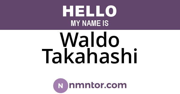 Waldo Takahashi