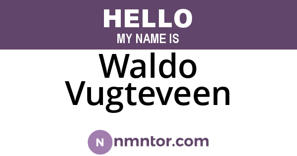 Waldo Vugteveen
