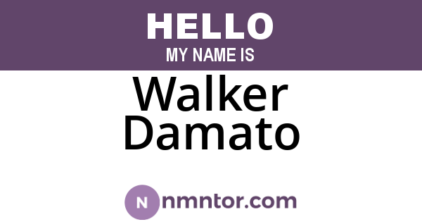 Walker Damato