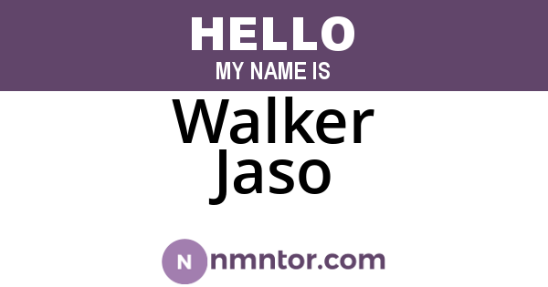 Walker Jaso