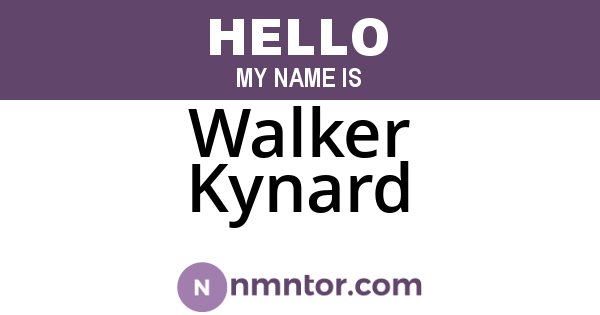 Walker Kynard