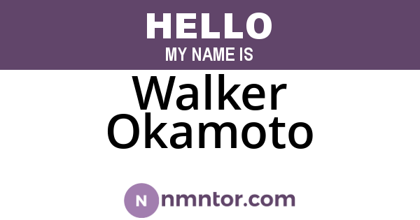 Walker Okamoto