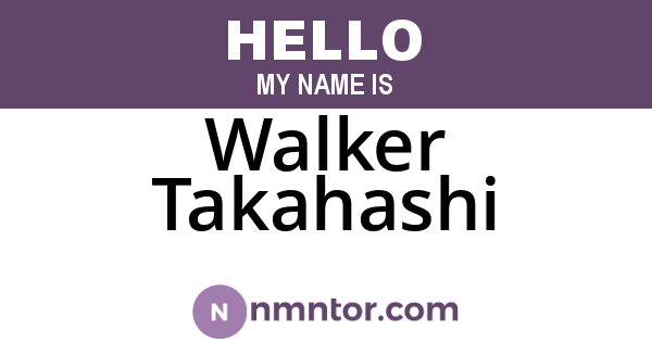 Walker Takahashi