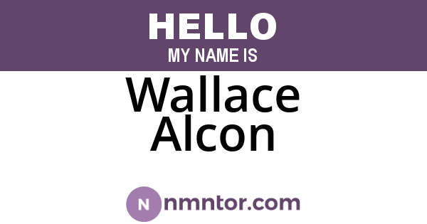 Wallace Alcon
