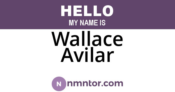 Wallace Avilar