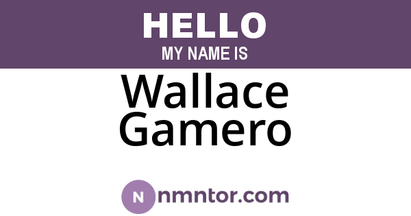 Wallace Gamero