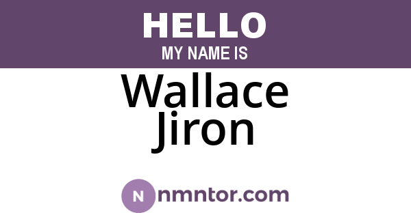 Wallace Jiron