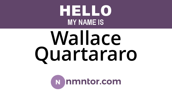 Wallace Quartararo