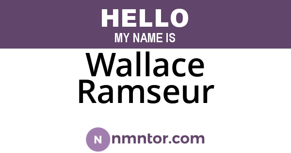 Wallace Ramseur