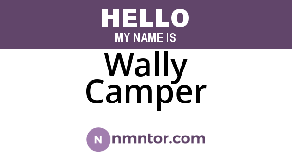 Wally Camper