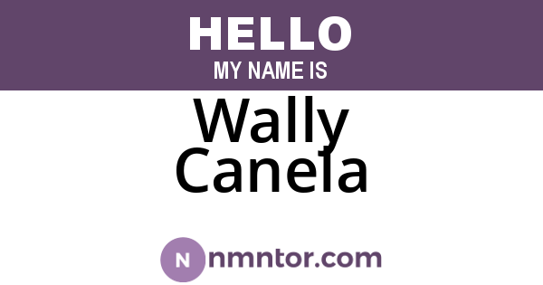 Wally Canela