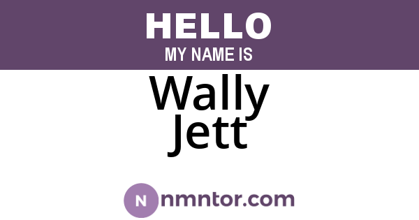 Wally Jett