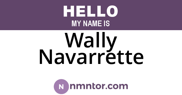 Wally Navarrette