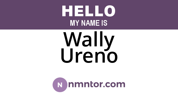 Wally Ureno