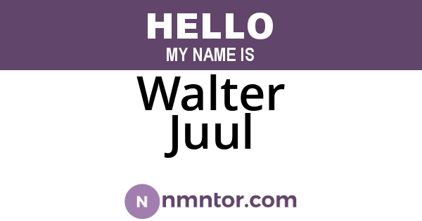Walter Juul