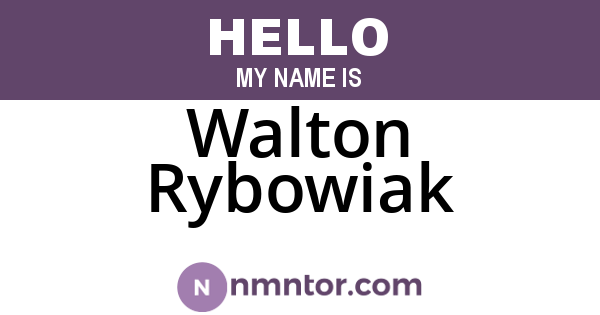 Walton Rybowiak