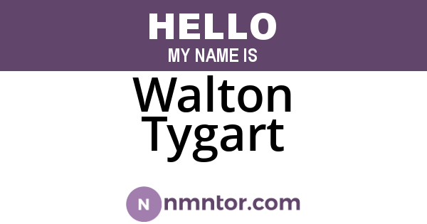 Walton Tygart