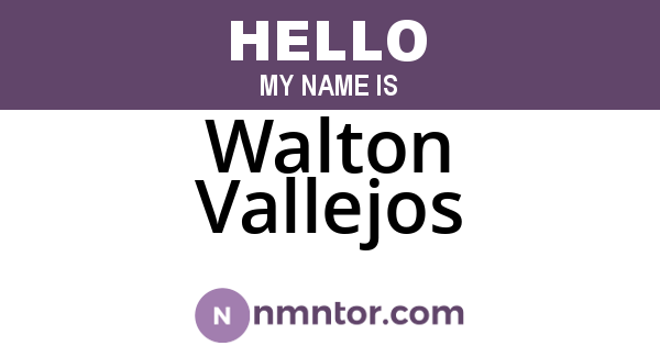 Walton Vallejos