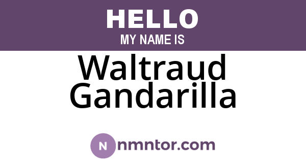 Waltraud Gandarilla